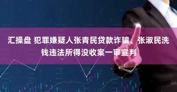 汇操盘 犯罪嫌疑人张青民贷款诈骗、张淑民洗钱违法所得没收案一审宣判